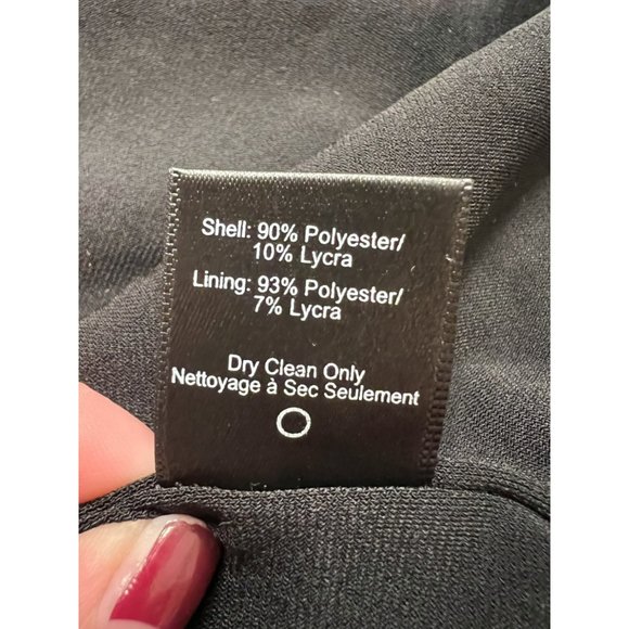 Dress the Population Sequin Mini Dress Long Sleeve Open Back Prom Formal Medium - Picture 9 of 9